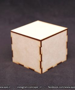 Alternative view of Caja para decorar - 10x10cm alto 8cm