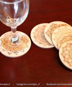 Alternative view of Adorno Mandala Terciado - Pack 6 Unidades