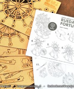 Alternative view of Rueda de la Fortuna - Puzzle 3D