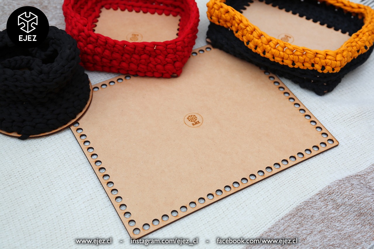 Base Rectangular Bolso Cuadrado En Trapillo Bases Rectangulares