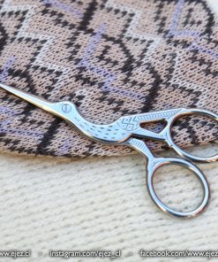 Tijeras con forma de garza