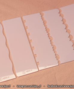 Scrapers de Acrílico Blanco 22x7cm