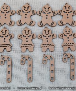 Alternative view of Pack de adornos navideños - Dulces Navideños