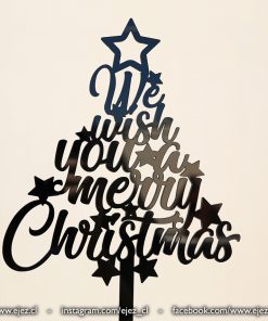 Topper - Arbolito Navideño Merry Christmas