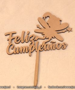 Alternative view of Topper - Feliz Cumpleaños Hada