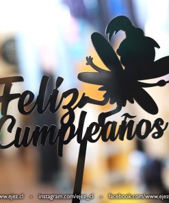 Topper - Feliz Cumpleaños Hada