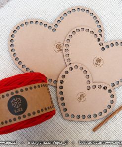 Alternative view of Bases para trapillo – Corazón – Todos los tamaños