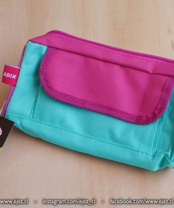 Estuche Escolar ADIX - Rosa / Verde