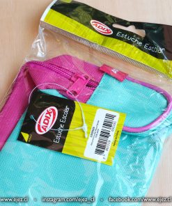 Alternative view of Estuche Escolar ADIX - Rosa / Verde