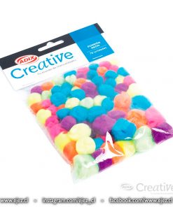 Alternative view of Pompón Neón 78u Surtido CREATIVE