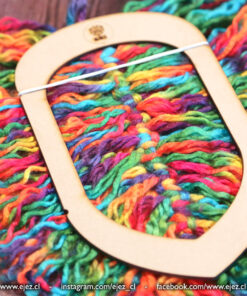 Alternative view of Macramé - Molde Hoja Otoño