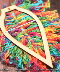 Alternative view of Macramé - Molde Hoja Cherry