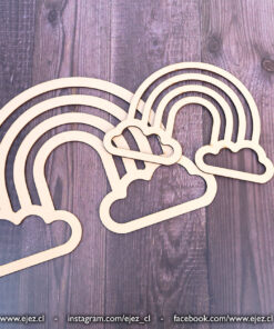 Macramé - Nube Arcoíris