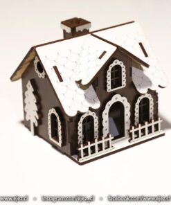 Alternative view of Casita navideña 3D- Modelo 02