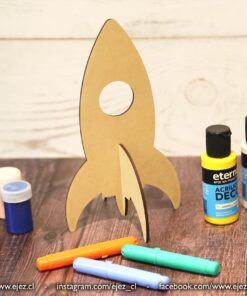 Cohete 3D para niños